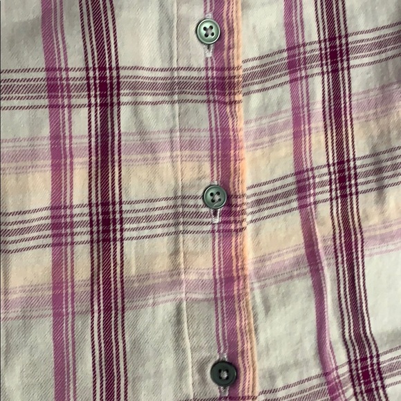 Pink Plaid  Flannel - Picture 3 of 7